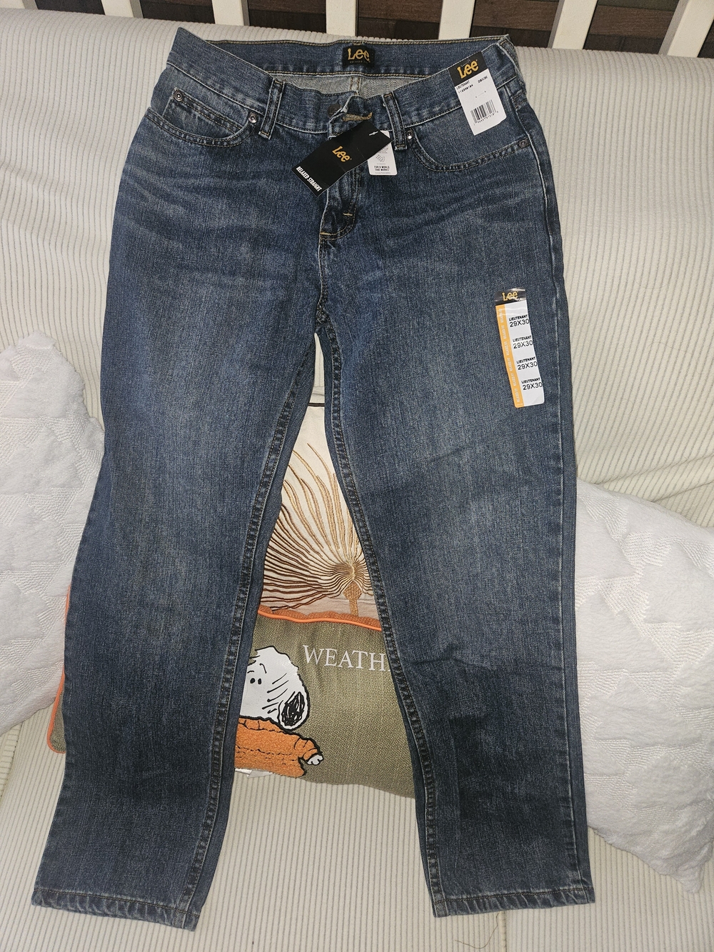 Lee Women's Classic Straight Jeans in Dark Blue
